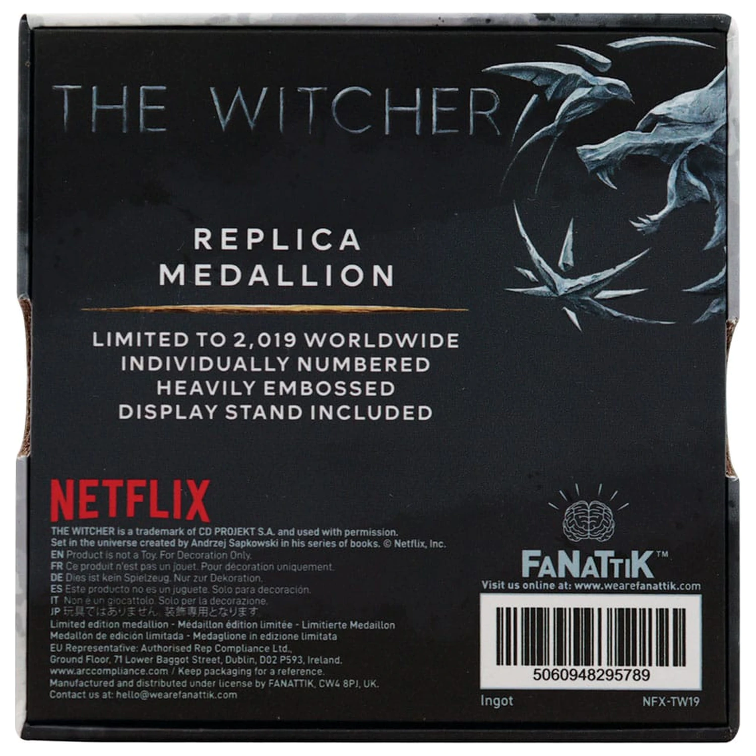 Wiedźmin Replika 1/1 Naszyjnik Medalion Geralta zdjęcie produktu