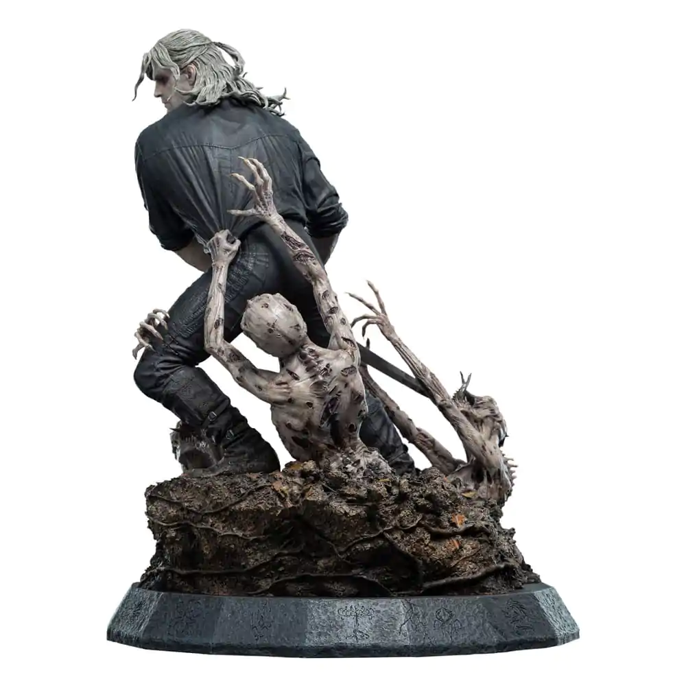 Statua Wiedźmin 1/4 Geralt Biały Wilk 51 cm zdjęcie produktu