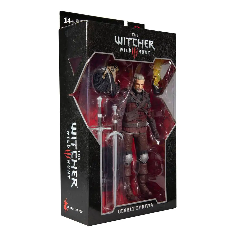 Figurka The Witcher 3: Dziki Gon Geralt z Rivii (Zbroja Wilka) 18 cm zdjęcie produktu