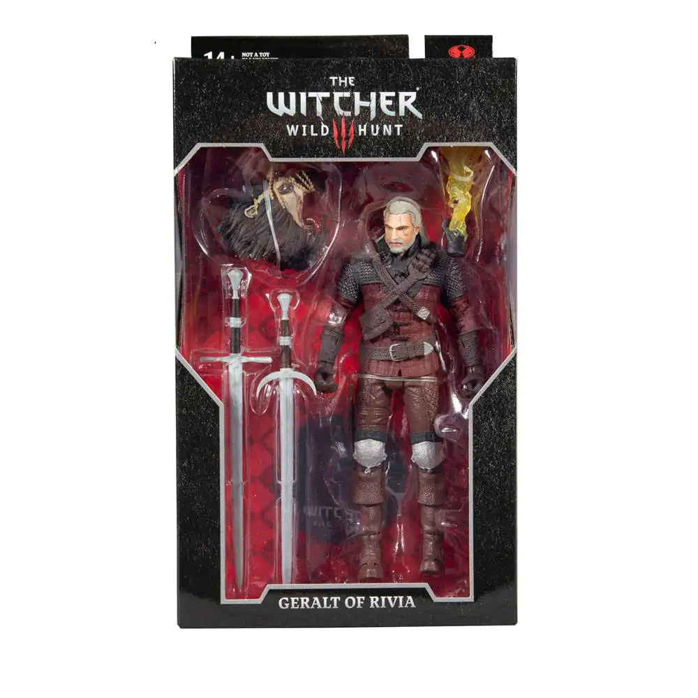 Figurka The Witcher 3: Dziki Gon Geralt z Rivii (Zbroja Wilka) 18 cm zdjęcie produktu