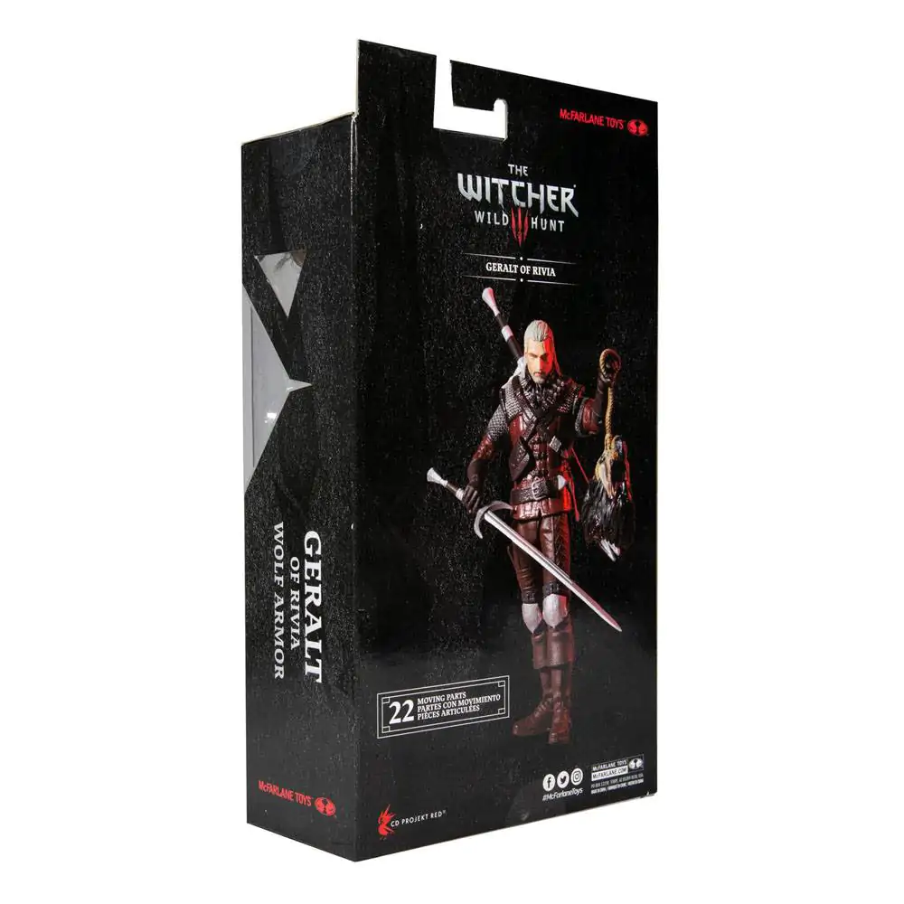 Figurka The Witcher 3: Dziki Gon Geralt z Rivii (Zbroja Wilka) 18 cm zdjęcie produktu