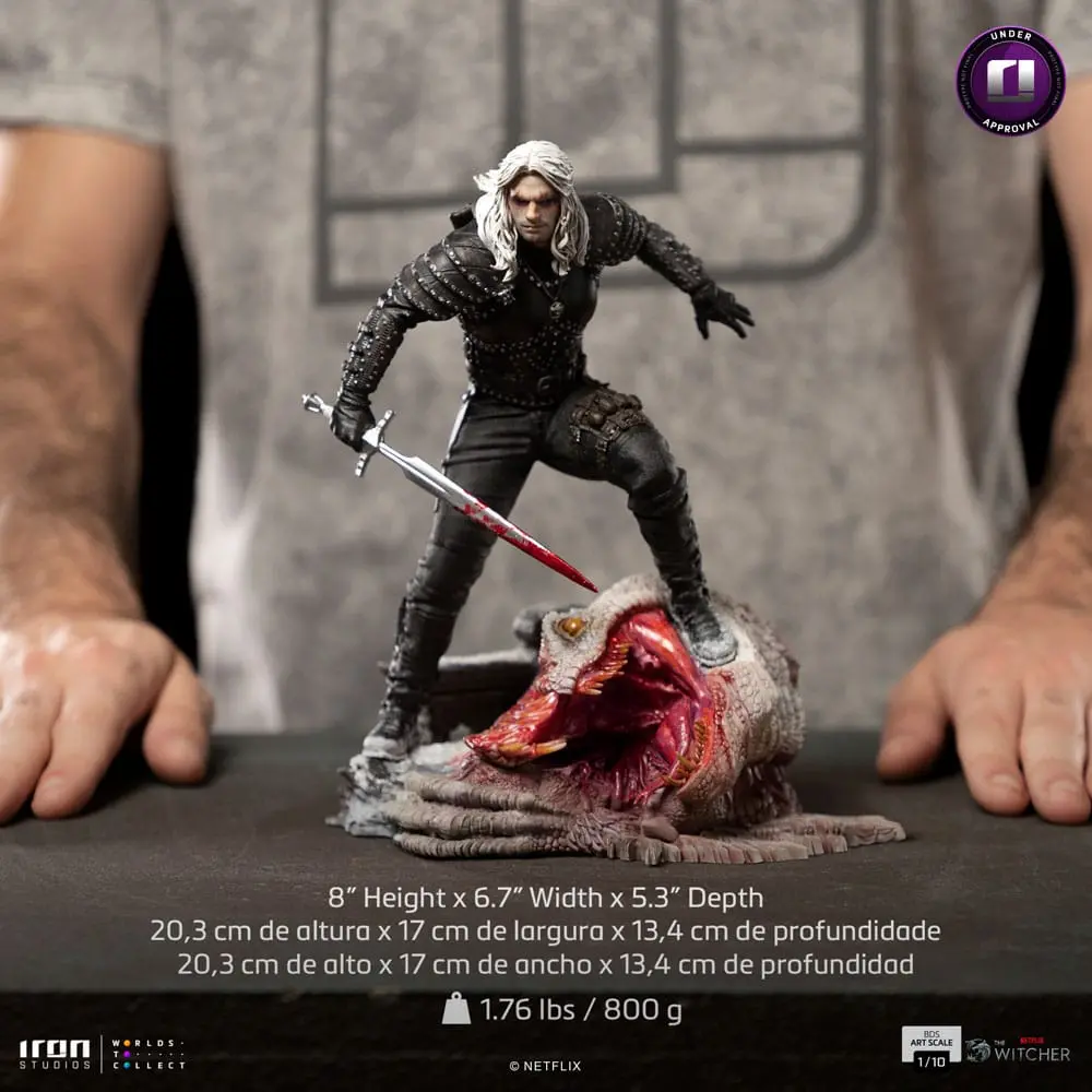 The Witcher BDS Art Scale Statua 1/10 Geralt z Rivii 33 cm zdjęcie produktu