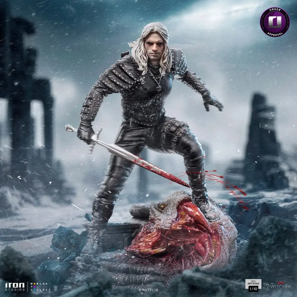 The Witcher BDS Art Scale Statua 1/10 Geralt z Rivii 33 cm zdjęcie produktu