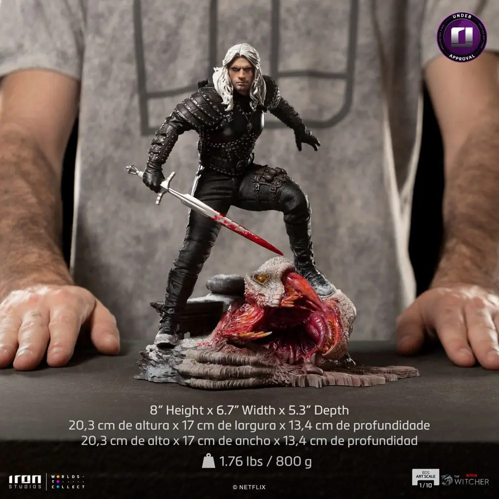 The Witcher BDS Art Scale Statua 1/10 Geralt z Rivii 33 cm zdjęcie produktu