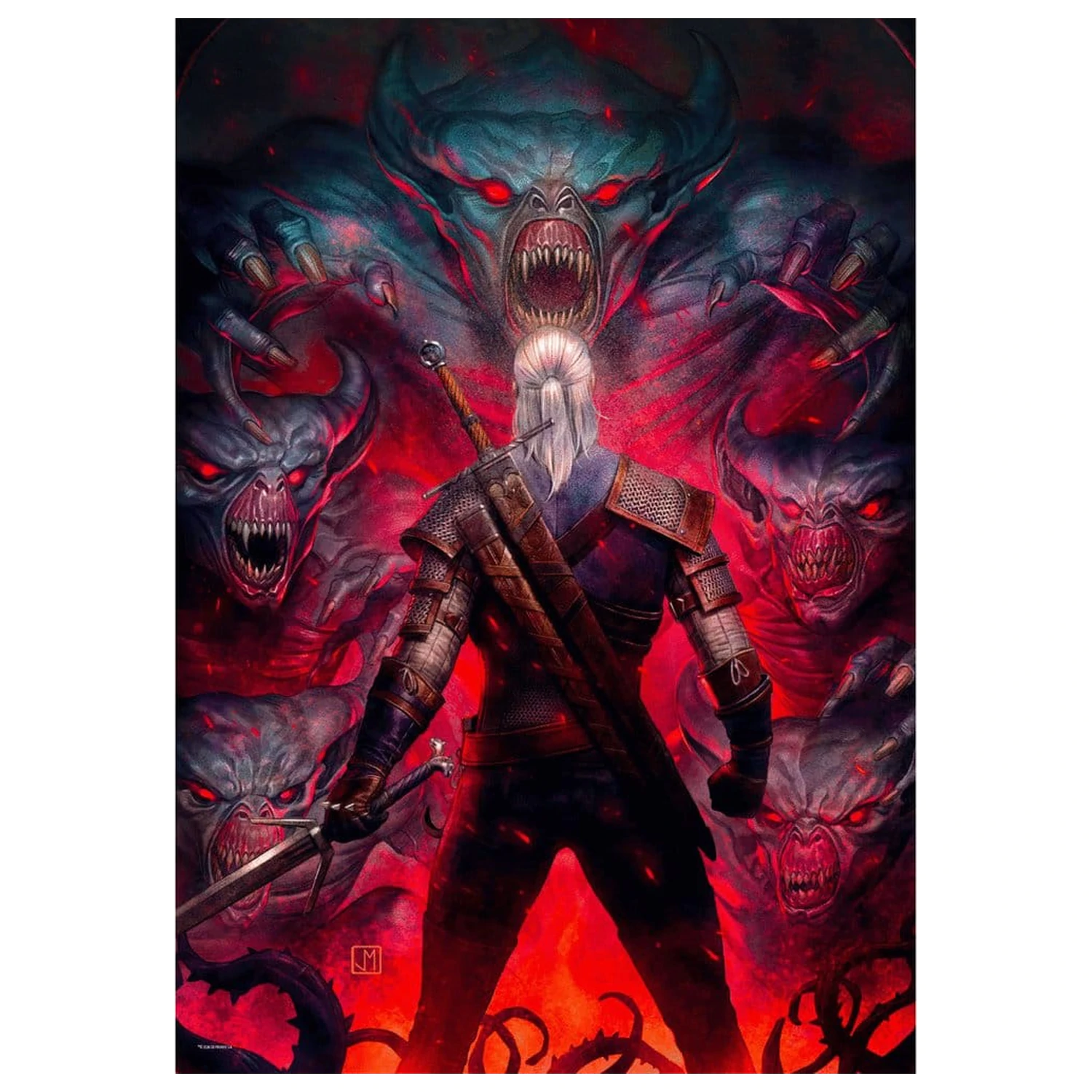 Witcher Puzzle Corvo Bianco (1000 elementów) zdjęcie produktu