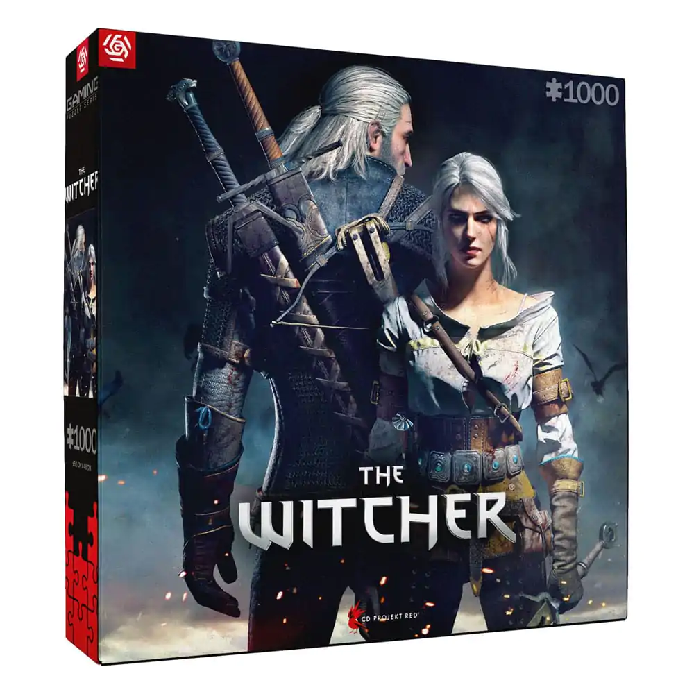 Puzzle dla graczy Wiedźmin Geralt i Ciri (1000 elementów) zdjęcie produktu