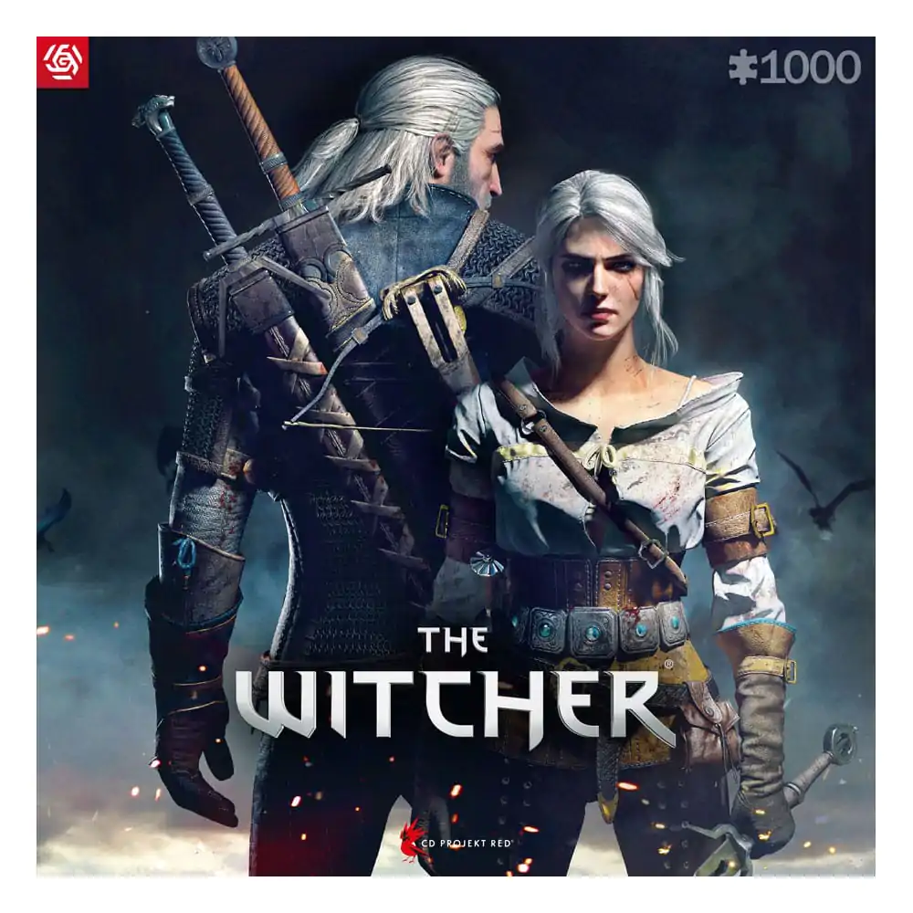 Puzzle dla graczy Wiedźmin Geralt i Ciri (1000 elementów) zdjęcie produktu