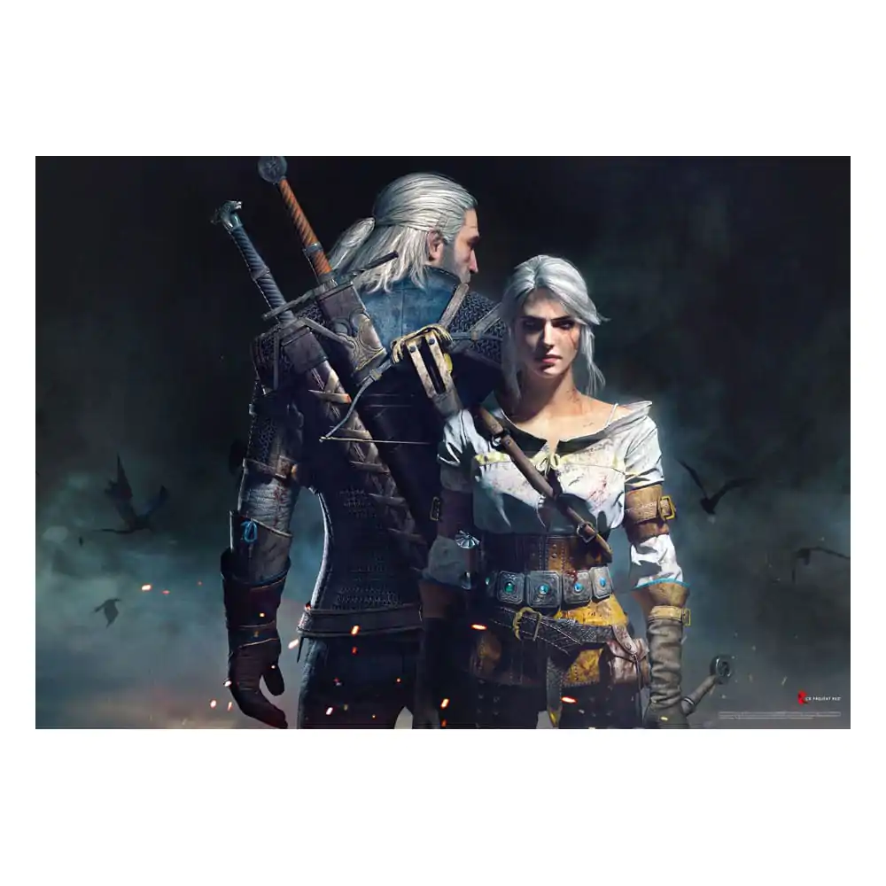 Puzzle dla graczy Wiedźmin Geralt i Ciri (1000 elementów) zdjęcie produktu