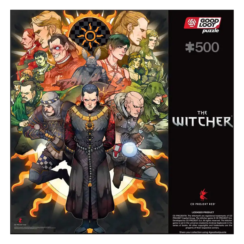 The Witcher Gaming Puzzle Nilfgaard (500 elementów) zdjęcie produktu