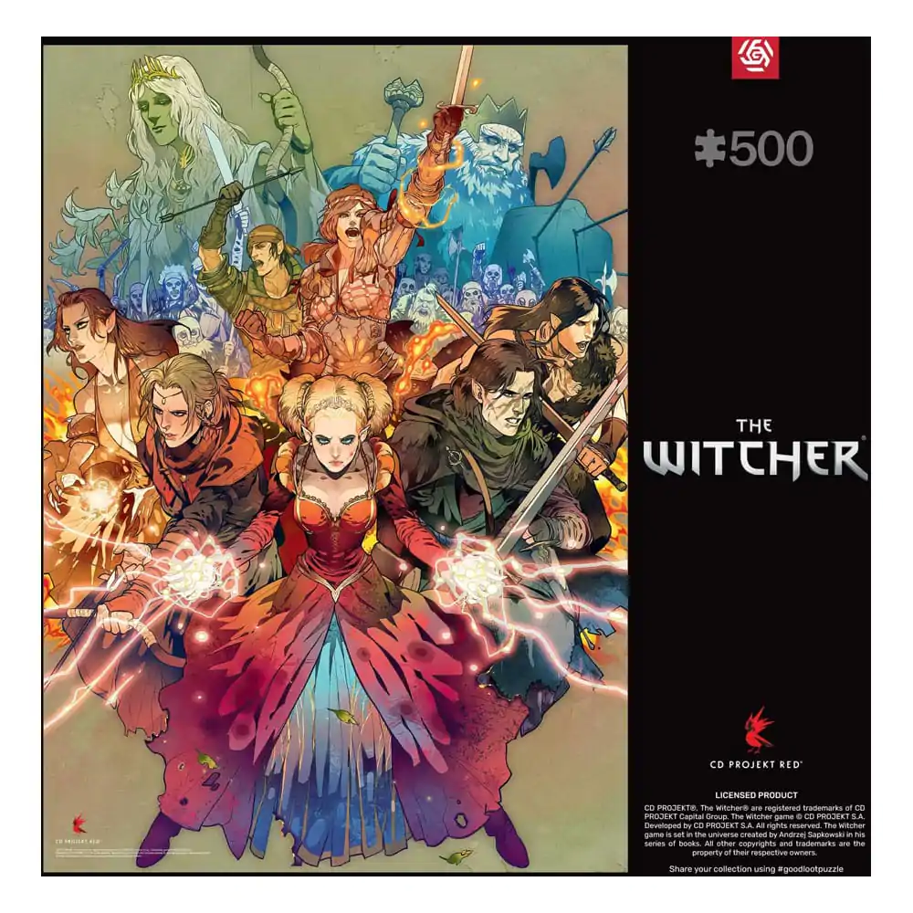 Puzzle The Witcher Gaming Scoia'tael (500 elementów) zdjęcie produktu