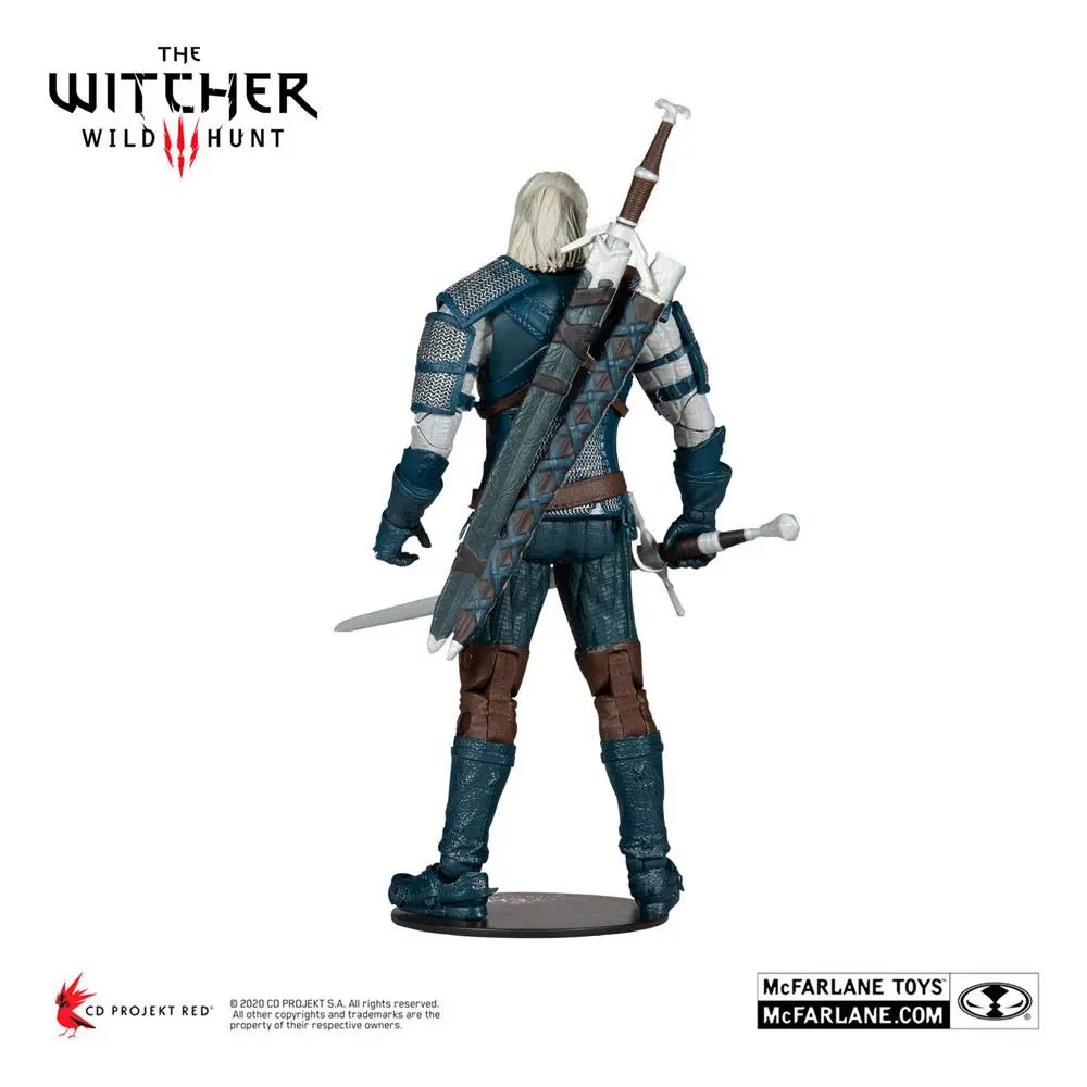 Figurka Akcji The Witcher Geralt z Rivii (Viper Armor: Teal Dye) 18 cm zdjęcie produktu