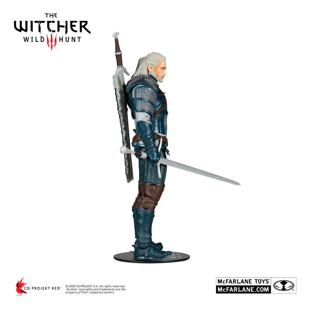 Figurka Akcji The Witcher Geralt z Rivii (Viper Armor: Teal Dye) 18 cm zdjęcie produktu