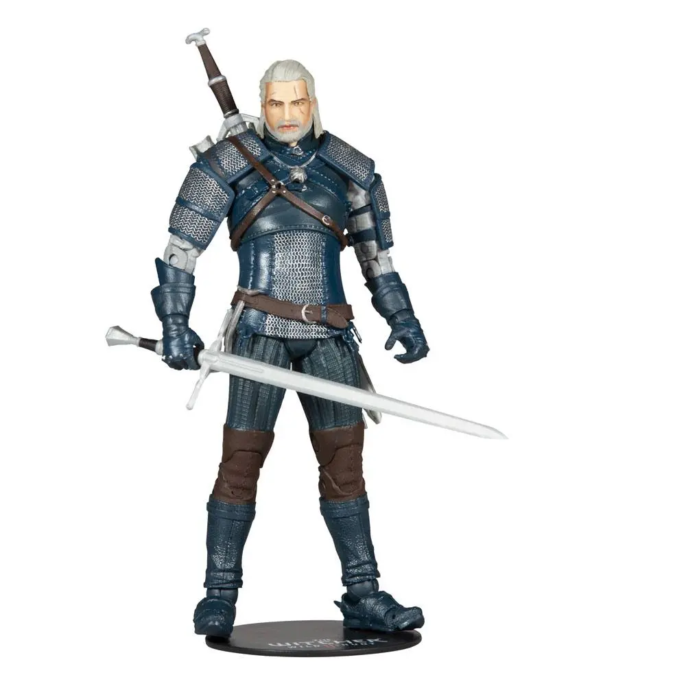 Figurka Akcji The Witcher Geralt z Rivii (Viper Armor: Teal Dye) 18 cm zdjęcie produktu