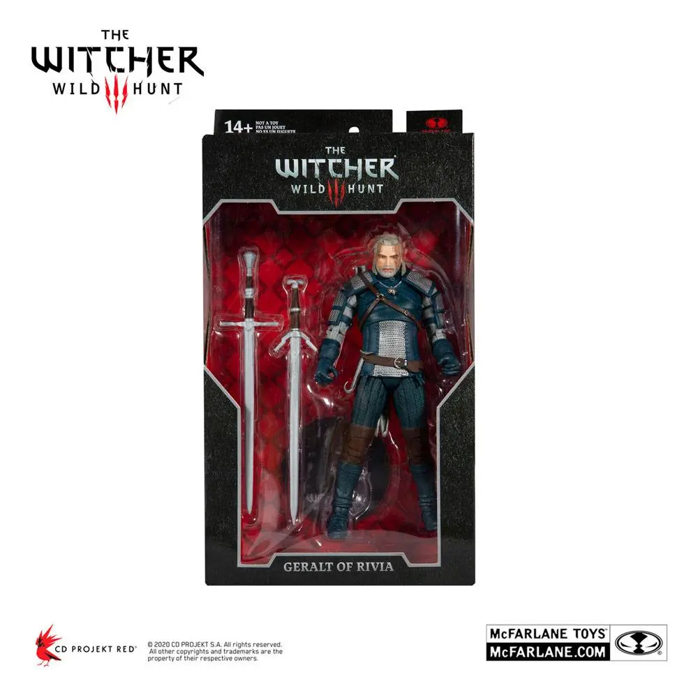 Figurka Akcji The Witcher Geralt z Rivii (Viper Armor: Teal Dye) 18 cm zdjęcie produktu