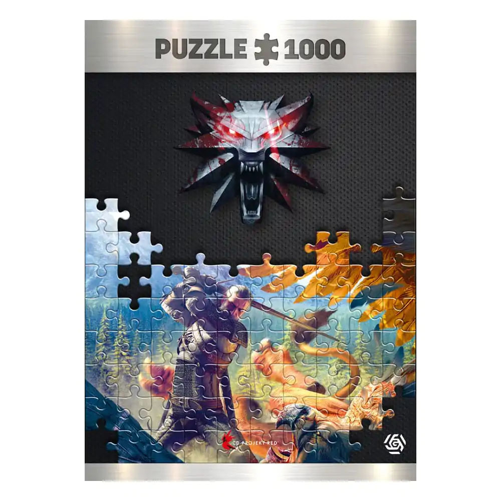 The Witcher Premium Puzzle Walka z Gryfem (1000 elementów) zdjęcie produktu