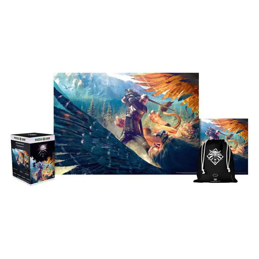 The Witcher Premium Puzzle Walka z Gryfem (1000 elementów) zdjęcie produktu