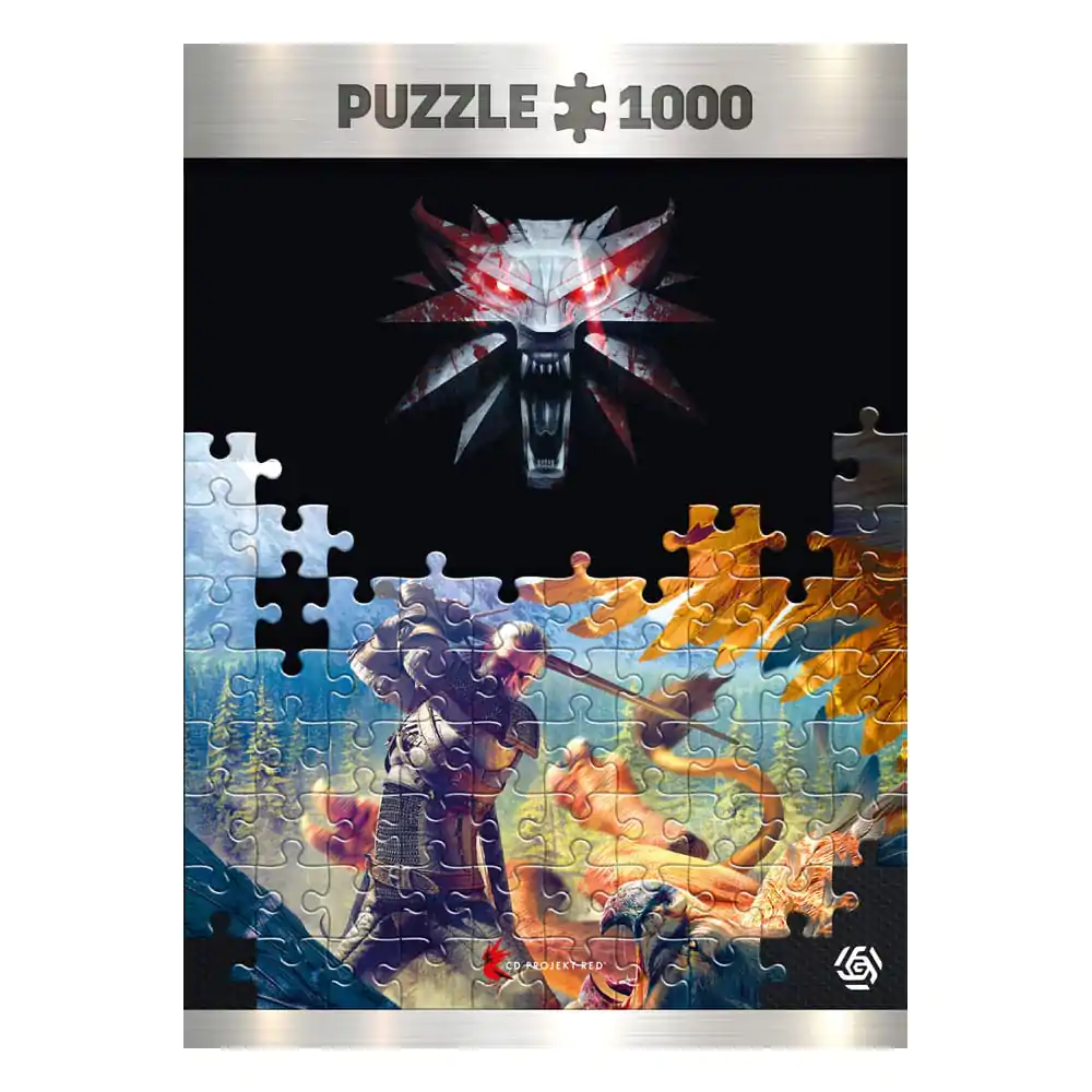 The Witcher Premium Puzzle Walka z Gryfem (1000 elementów) zdjęcie produktu