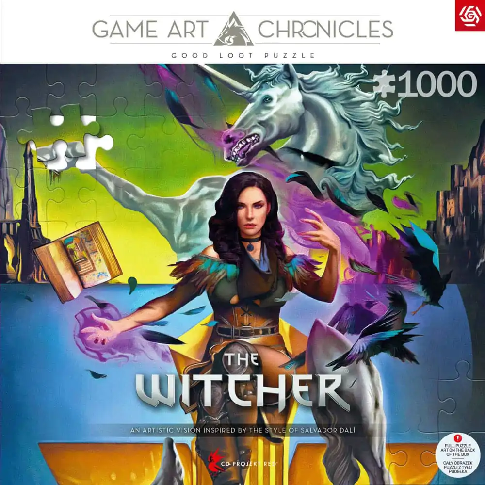 The Witcher III: Wild Hunt Game Art Chronicles Puzzle Yennefer inspirowane przez Salvadora Dali (1000 elementów) zdjęcie produktu