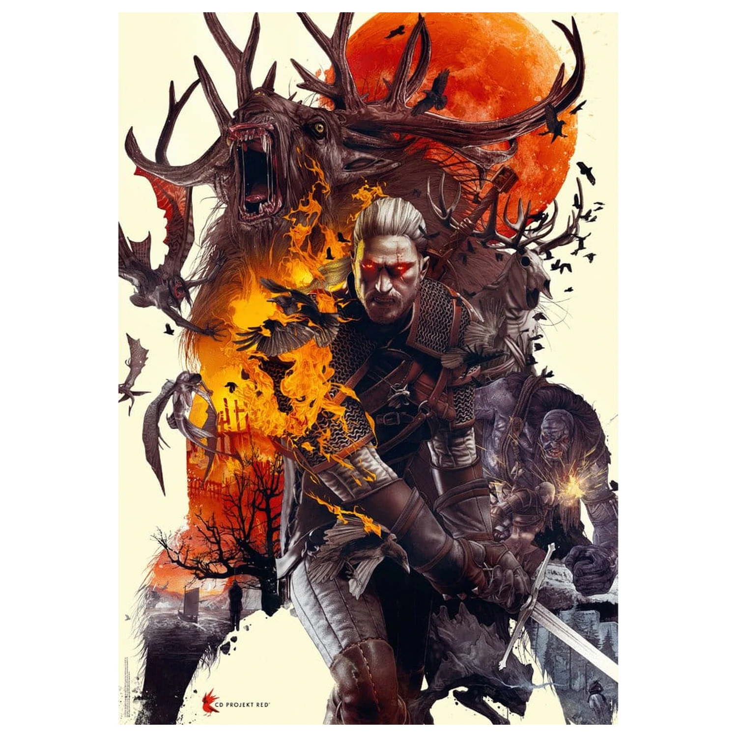 The Witcher Puzzle Monsters (1000 elementów) zdjęcie produktu