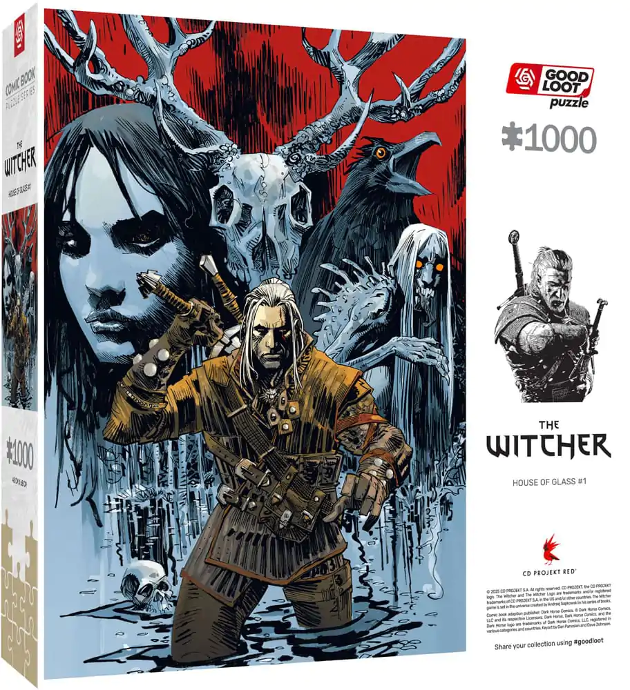 Puzzle Wiedźmin Dom Szkła (1000 elementów) zdjęcie produktu