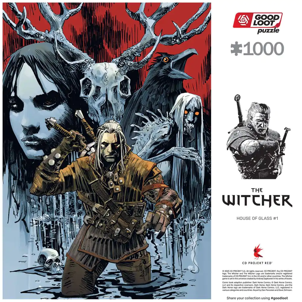 Puzzle Wiedźmin Dom Szkła (1000 elementów) zdjęcie produktu