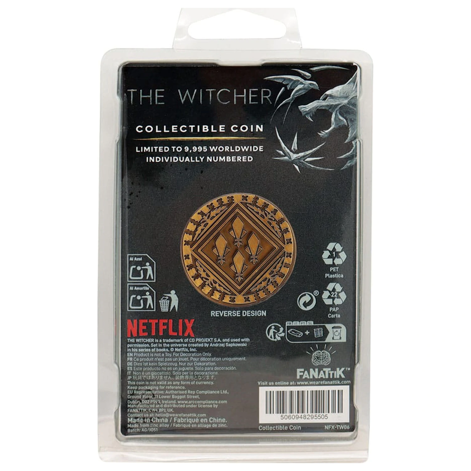 Moneta kolekcjonerska Wiedźmin Toss a Coin to Your Witcher Edycja Limitowana zdjęcie produktu
