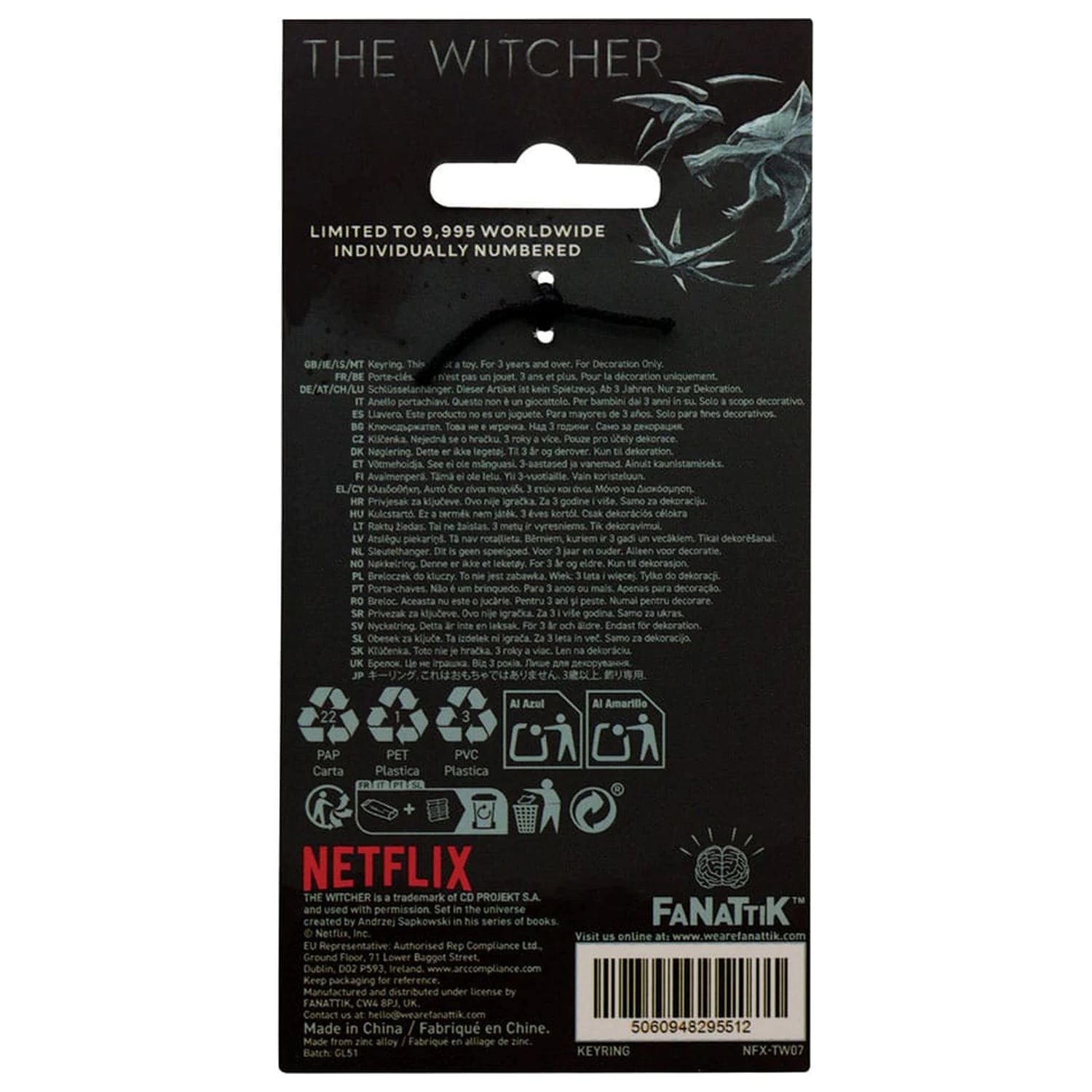 Brelok Wiedźmin Wiedźmin i Płotka Edycja Limitowana zdjęcie produktu