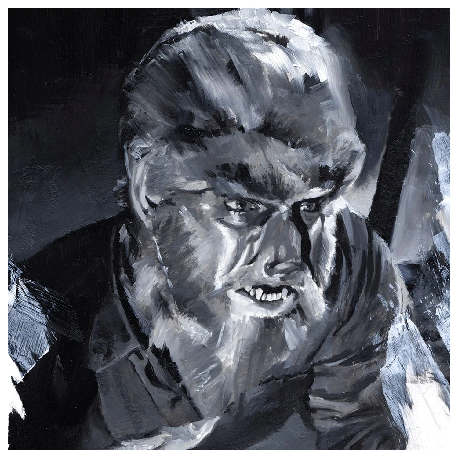 The Wolf Man Art Print The Wolf Man by Chris Valentine 41 x 31 cm - bez ramki zdjęcie produktu