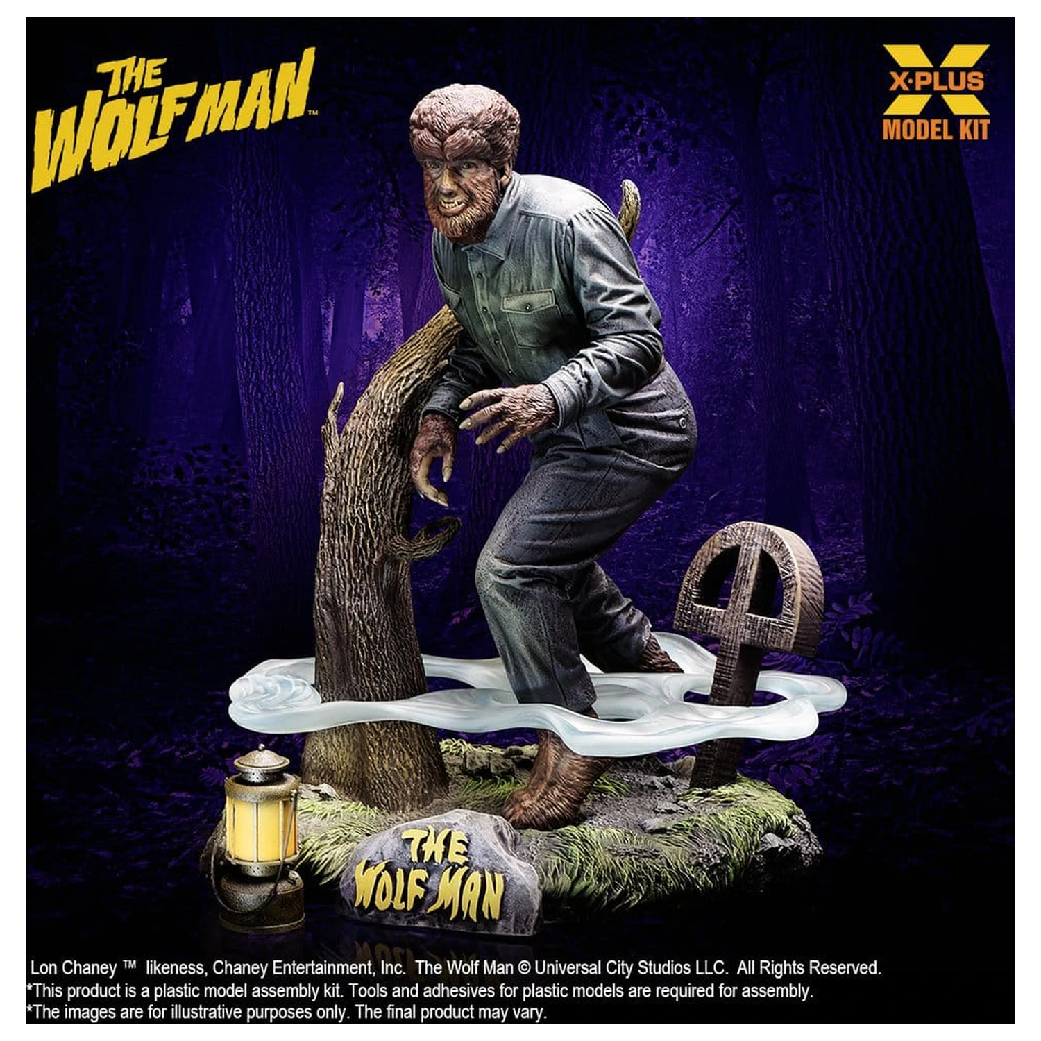 The Wolf Man Plasticowy Model do Składania 1/8 Lon Chaney Jr. jako Wolf Man 22 cm (Reprodukcja) zdjęcie produktu