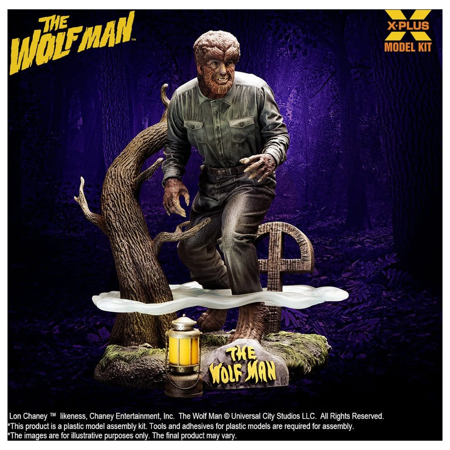 The Wolf Man Plasticowy Model do Składania 1/8 Lon Chaney Jr. jako Wolf Man 22 cm (Reprodukcja) zdjęcie produktu
