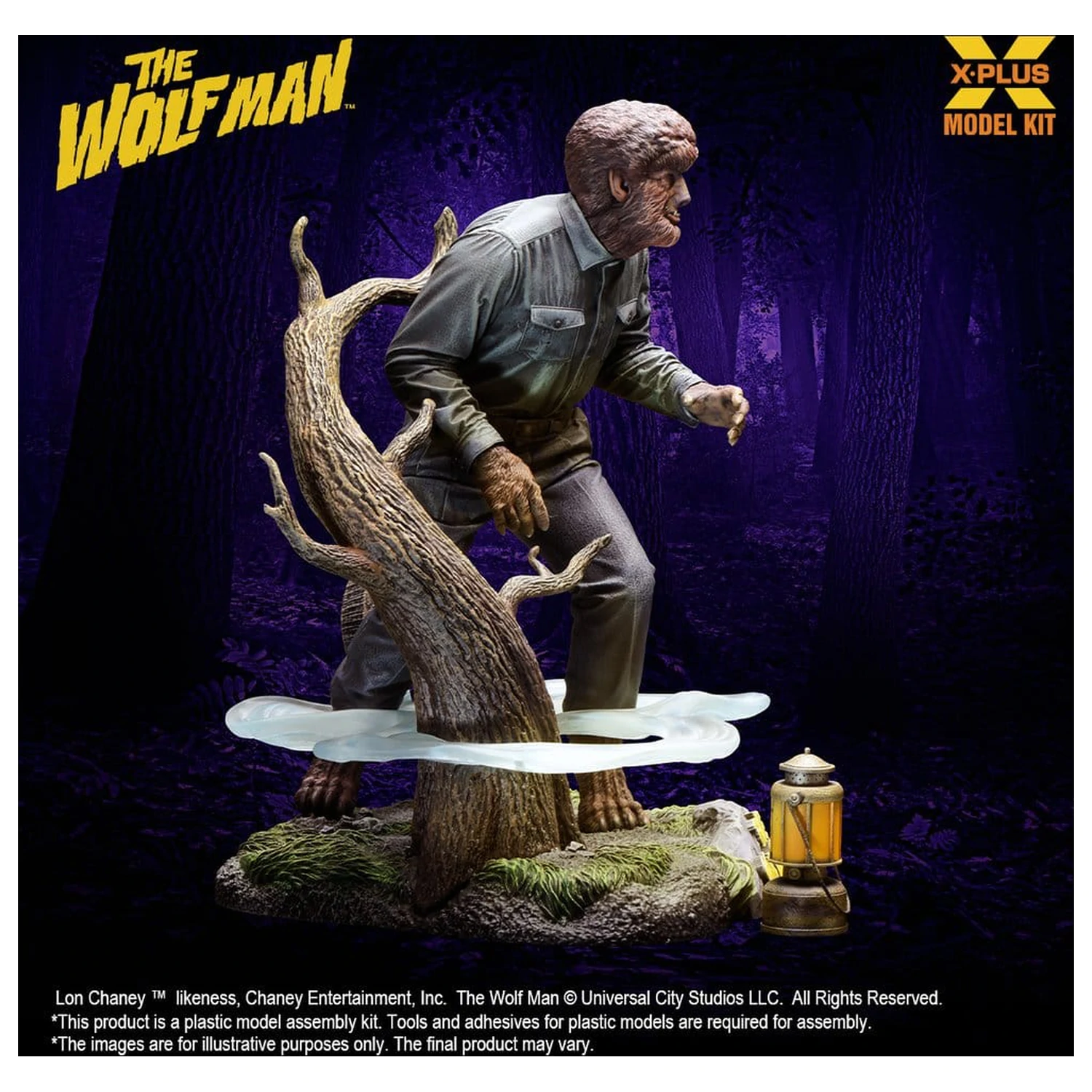 The Wolf Man Plasticowy Model do Składania 1/8 Lon Chaney Jr. jako Wolf Man 22 cm (Reprodukcja) zdjęcie produktu