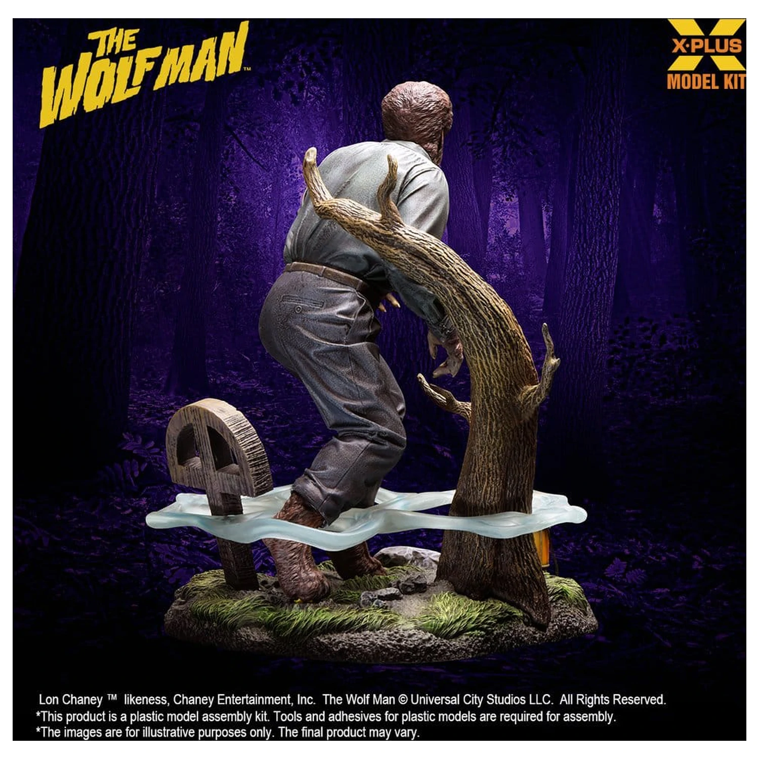 The Wolf Man Plasticowy Model do Składania 1/8 Lon Chaney Jr. jako Wolf Man 22 cm (Reprodukcja) zdjęcie produktu