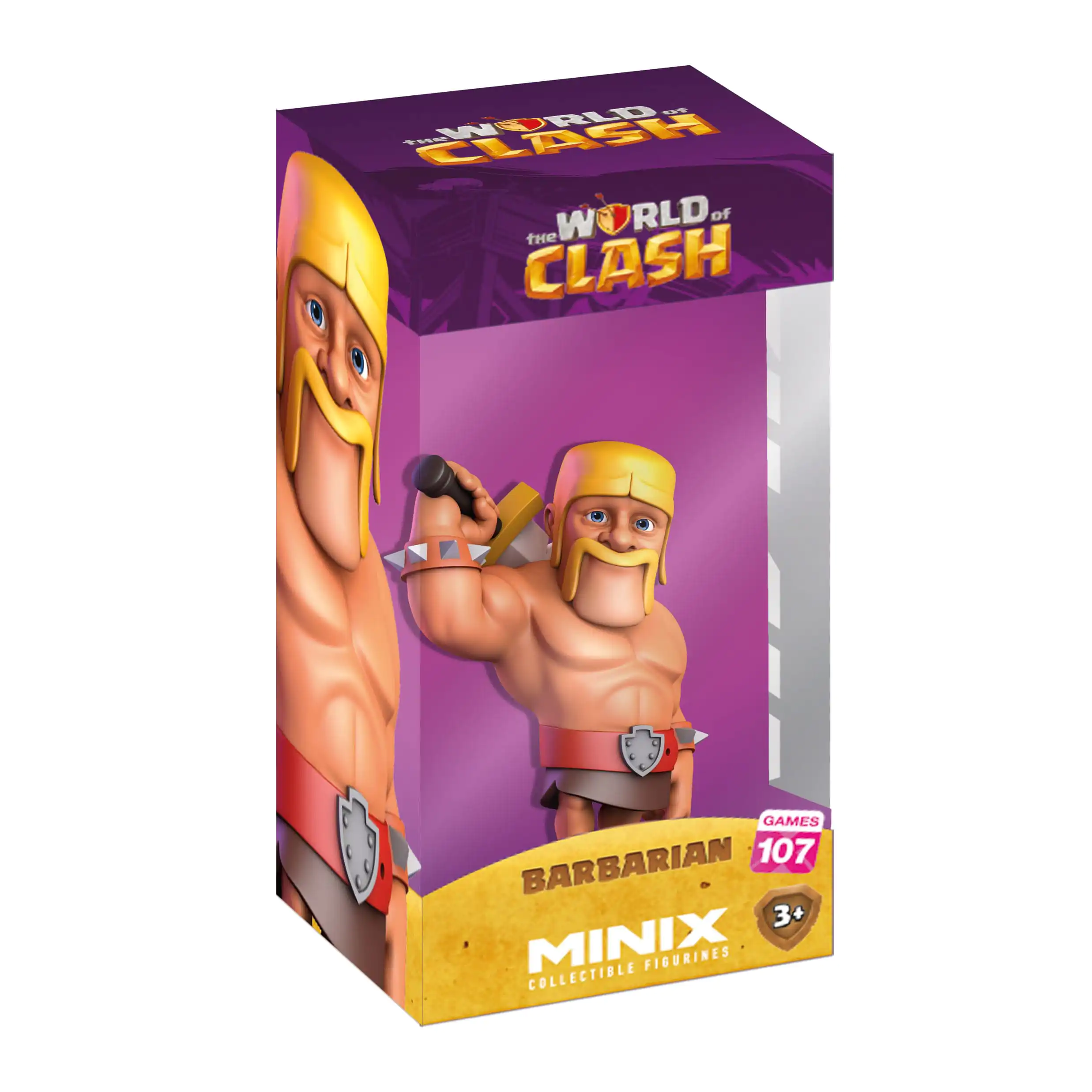 Świat Clash Minix Figurka Clash of Clans Barbarzyńca 12 cm zdjęcie produktu