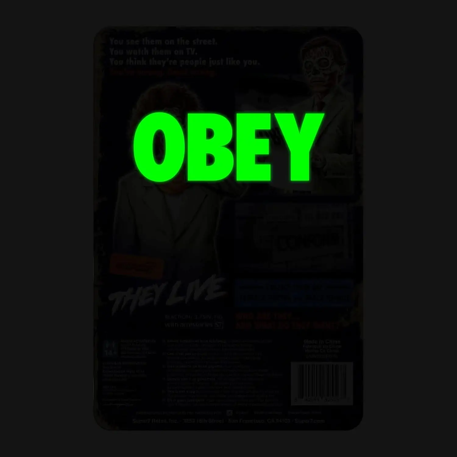 Oni Żyją ReAction Figurka Akcji Fala 02 Male Ghoul (Glow) 10 cm zdjęcie produktu