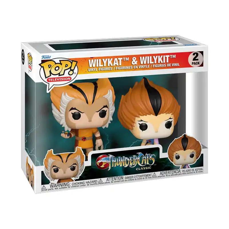 Thundercats Funko POP! Figurki winylowe 2-Pack Wilykat & Wilykit 9 cm zdjęcie produktu