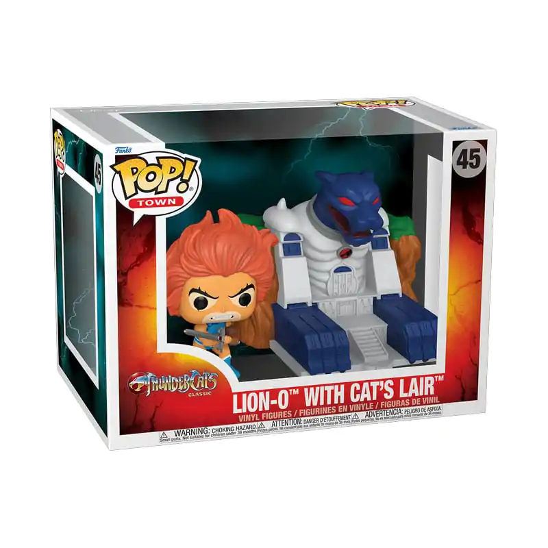 Thundercats Funko POP! Town Figurka winylowa Lion-O z Kryjówką Kota 9 cm zdjęcie produktu