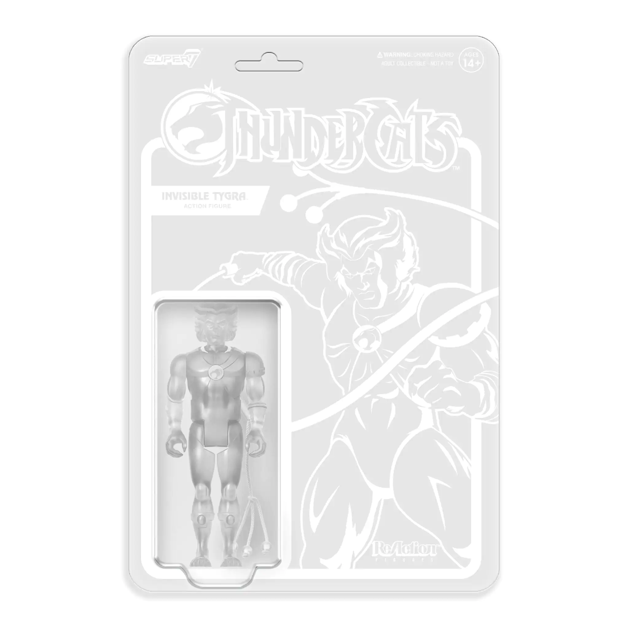 Thundercats ReAction Figurka Akcji Tygra (Clear) 10 cm zdjęcie produktu