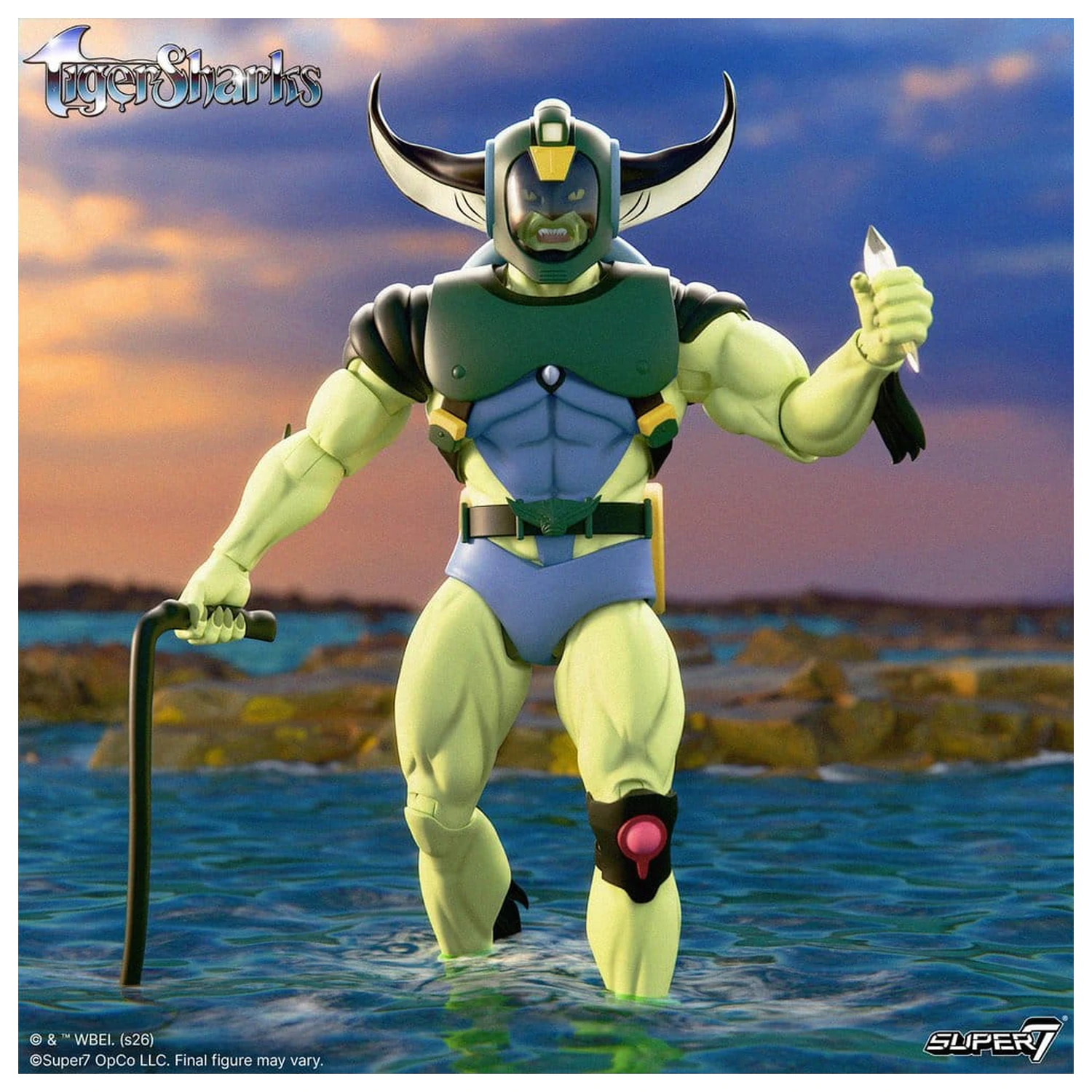 TigerSharks Ultimates Wave 01 Figurka T-Ray 18 cm zdjęcie produktu