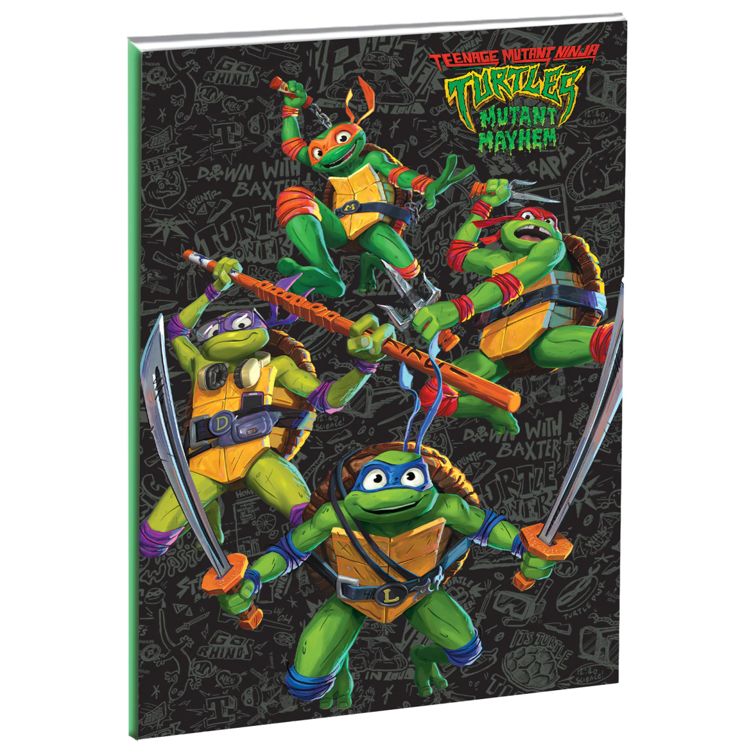 Teenage Mutant Ninja Turtles Power B/5 Liniowany Notatnik 40 Stron zdjęcie produktu