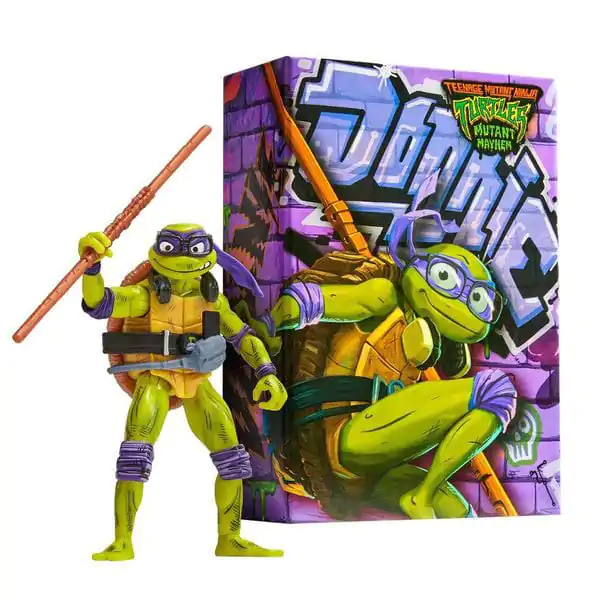 Żółwie Ninja: Mutant Mayhem Figurka akcji Comic Con Donatello 18 cm zdjęcie produktu