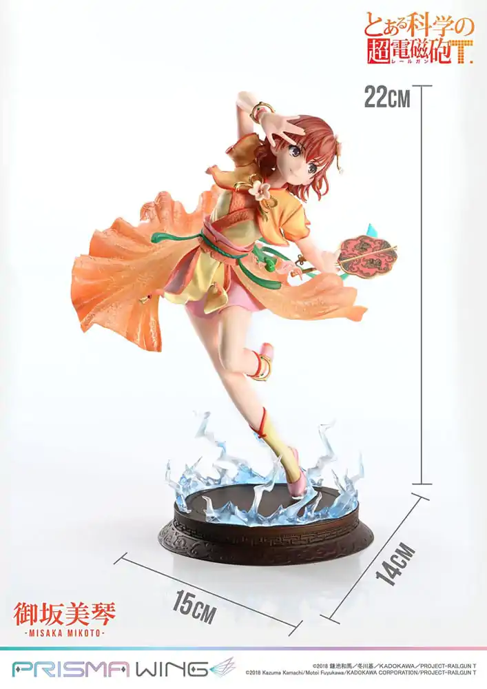 To Aru Kagaku no Railgun Prisma Wing PVC Statuetka 1/7 Misaka Mikoto 22 cm zdjęcie produktu