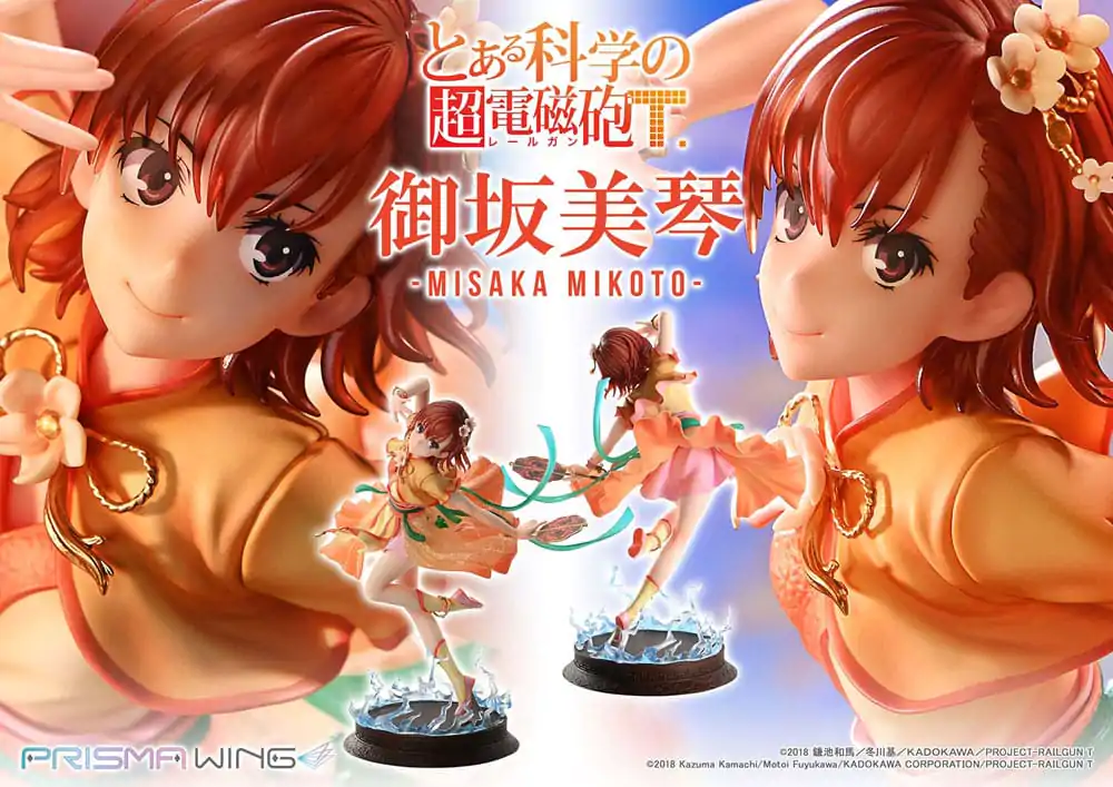 To Aru Kagaku no Railgun Prisma Wing PVC Statuetka 1/7 Misaka Mikoto 22 cm zdjęcie produktu