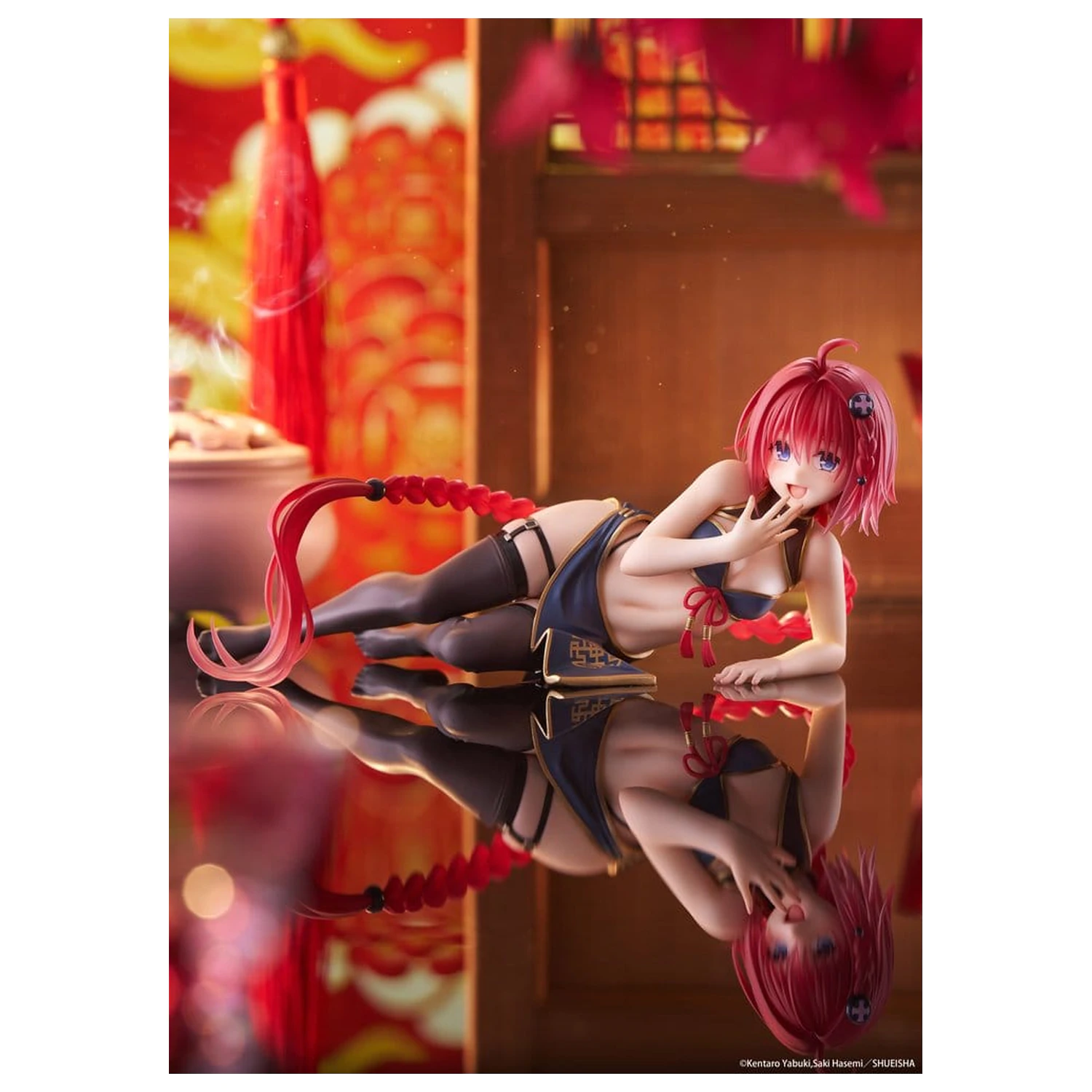 To Love-Ru Darkness Desktop Cute figurka z PVC Mea Kurosaki (Chinese Dress Ver.) 13 cm zdjęcie produktu