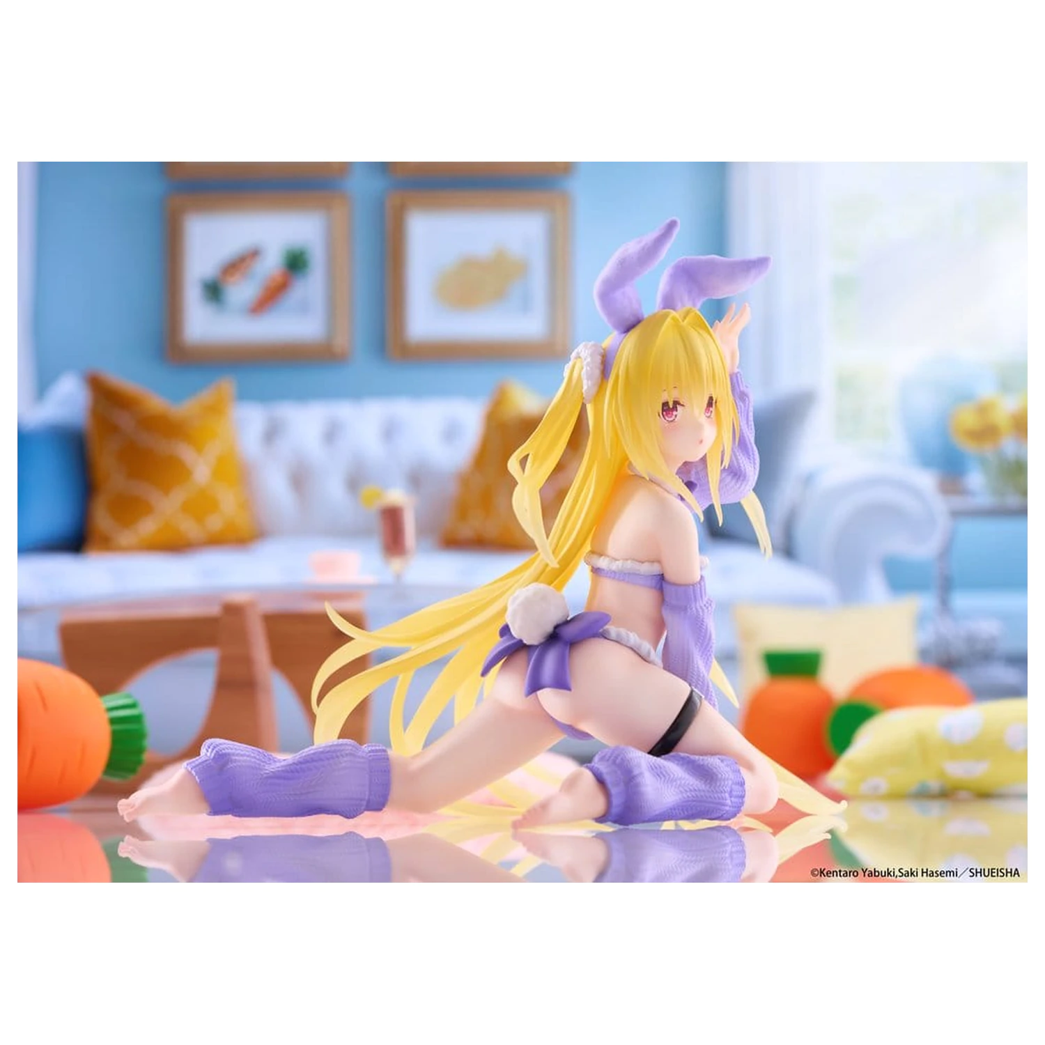 To Love-Ru Darkness MOFLOCK PVC Figurka Golden Darkness (Fluffy Bunny Ver.) 13 cm zdjęcie produktu