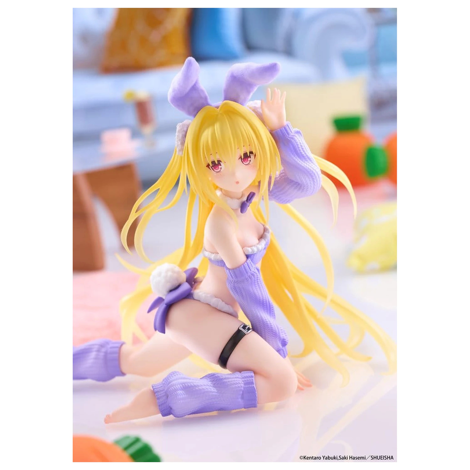 To Love-Ru Darkness MOFLOCK PVC Figurka Golden Darkness (Fluffy Bunny Ver.) 13 cm zdjęcie produktu