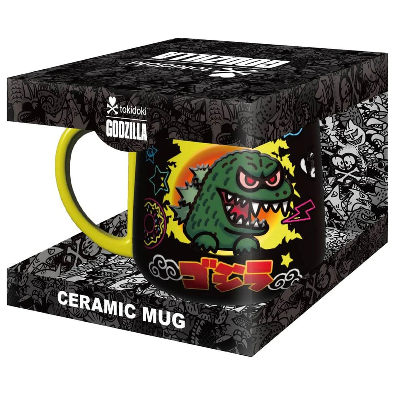 Kubek Tokidoki x Godzilla z Reliefem Figuralnym 2D zdjęcie produktu