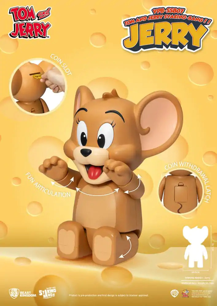 Tom & Jerry Syaking Bang Figurka PVC Jerry 30 cm zdjęcie produktu