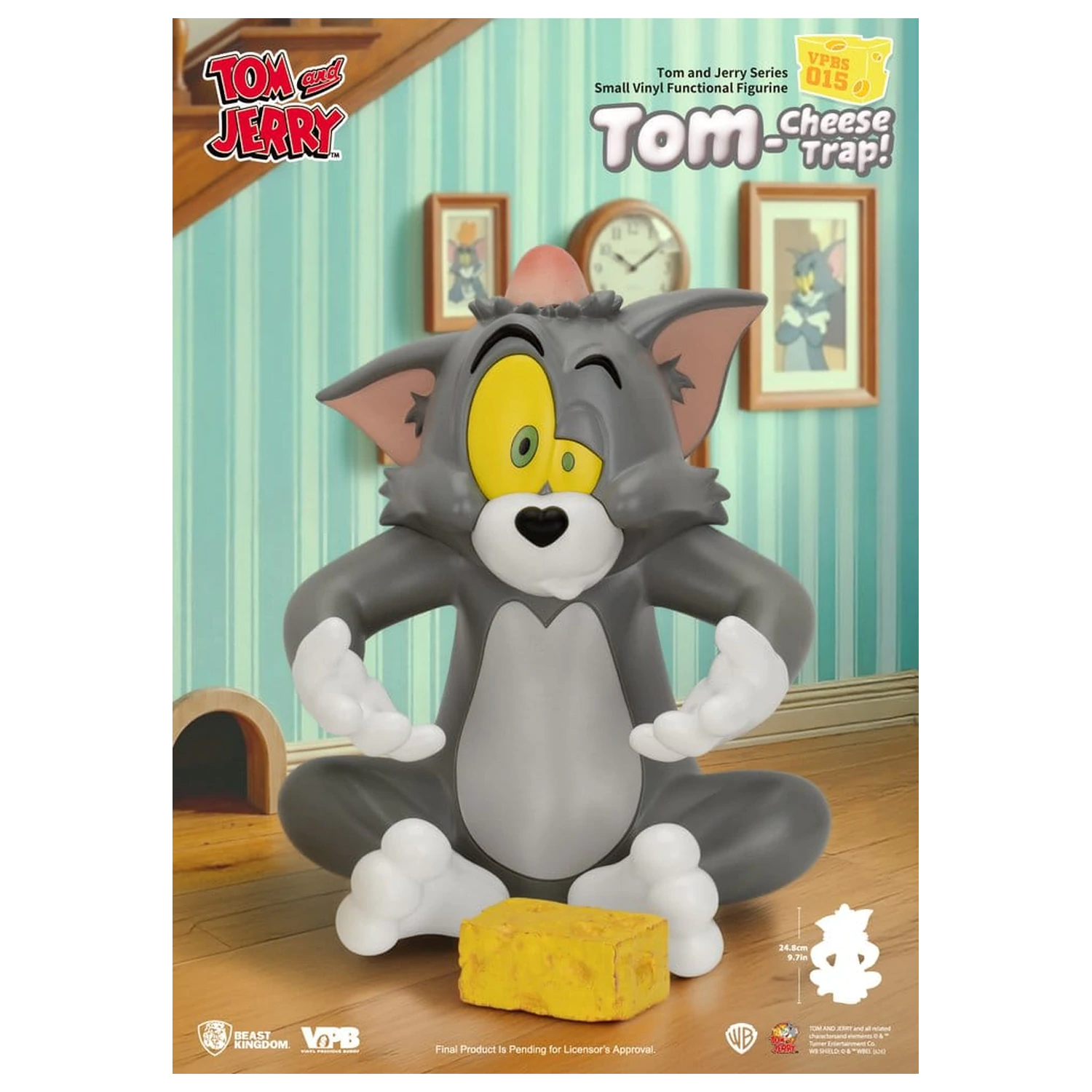 Tom and Jerry Winyl Bank Small Series Tom-Cheese Trap! 25 cm zdjęcie produktu