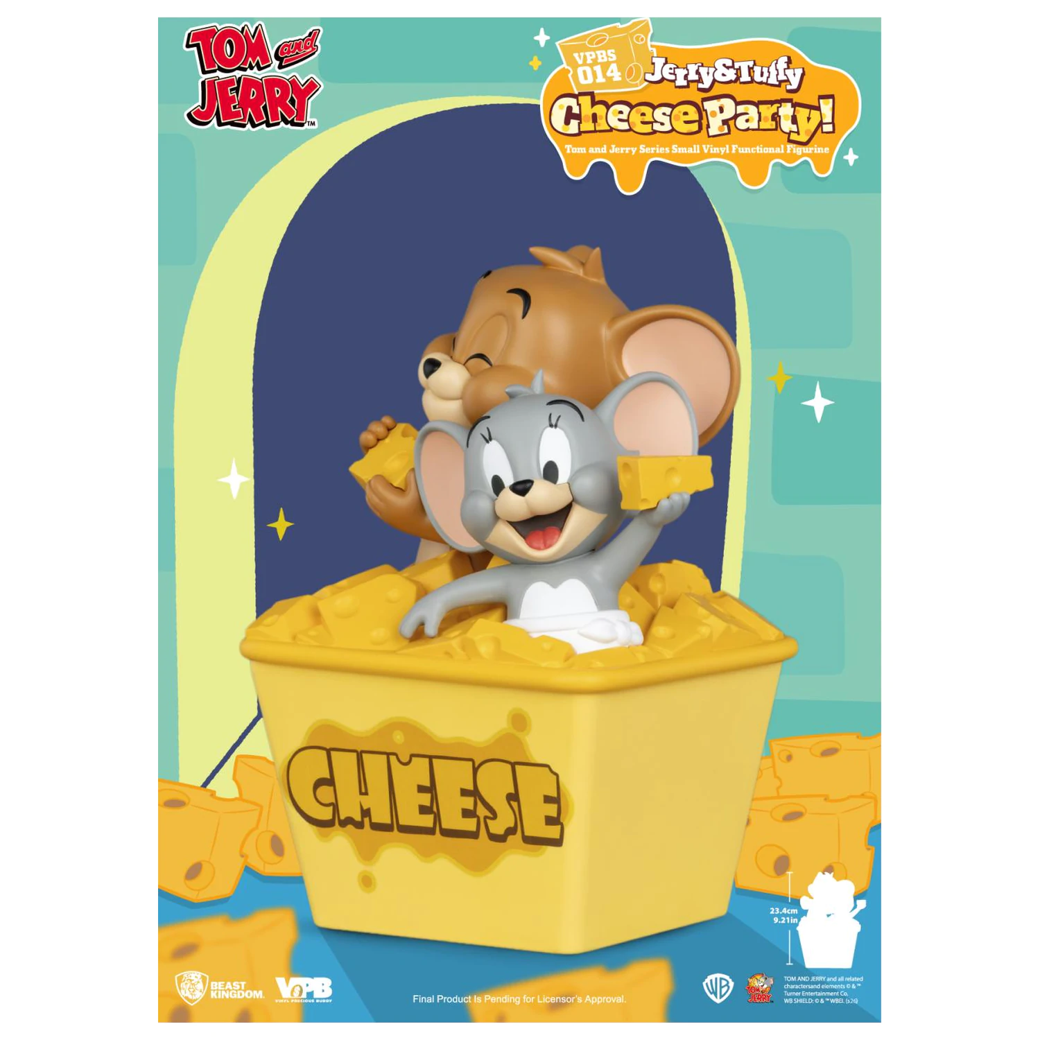 Tom & Jerry "Jerry & Tuffy Cheese Party" Skarbonka 23.4 cm zdjęcie produktu