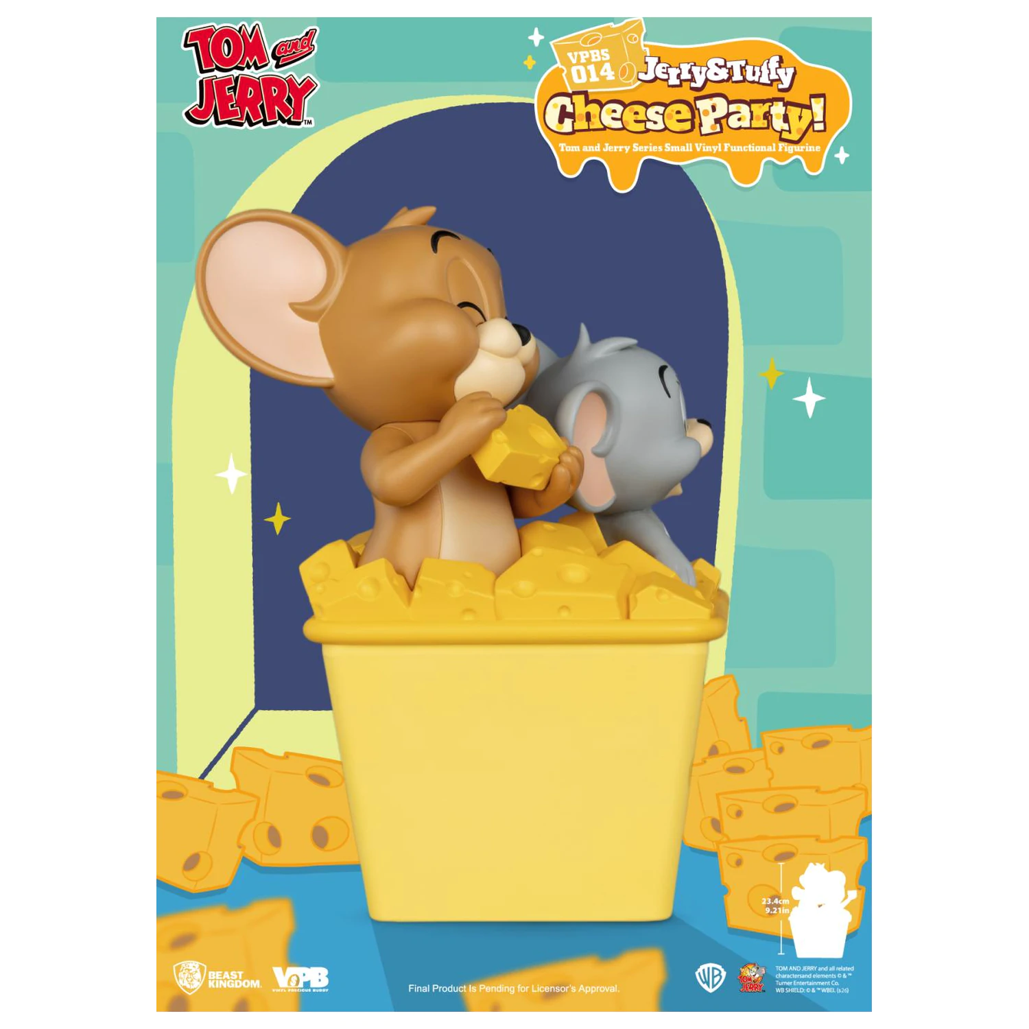Tom & Jerry "Jerry & Tuffy Cheese Party" Skarbonka 23.4 cm zdjęcie produktu